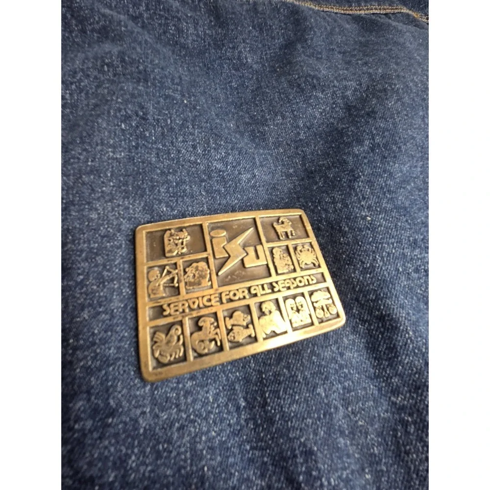 Service for All Seasons Zodiac Astrology Solid Brass Belt Buckle
